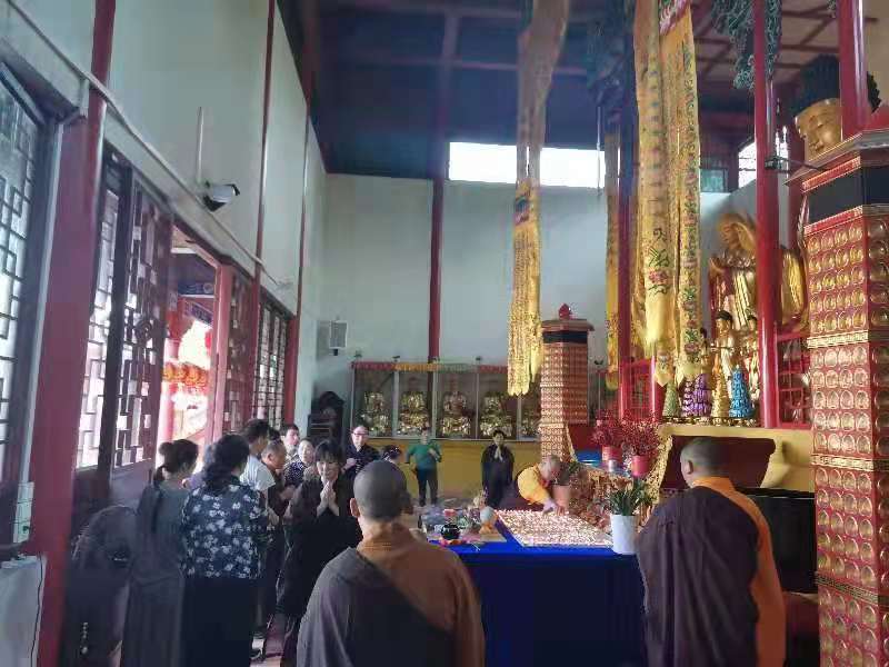 赢乐Ⅴl文殊菩萨圣诞祈福助考法会圆满